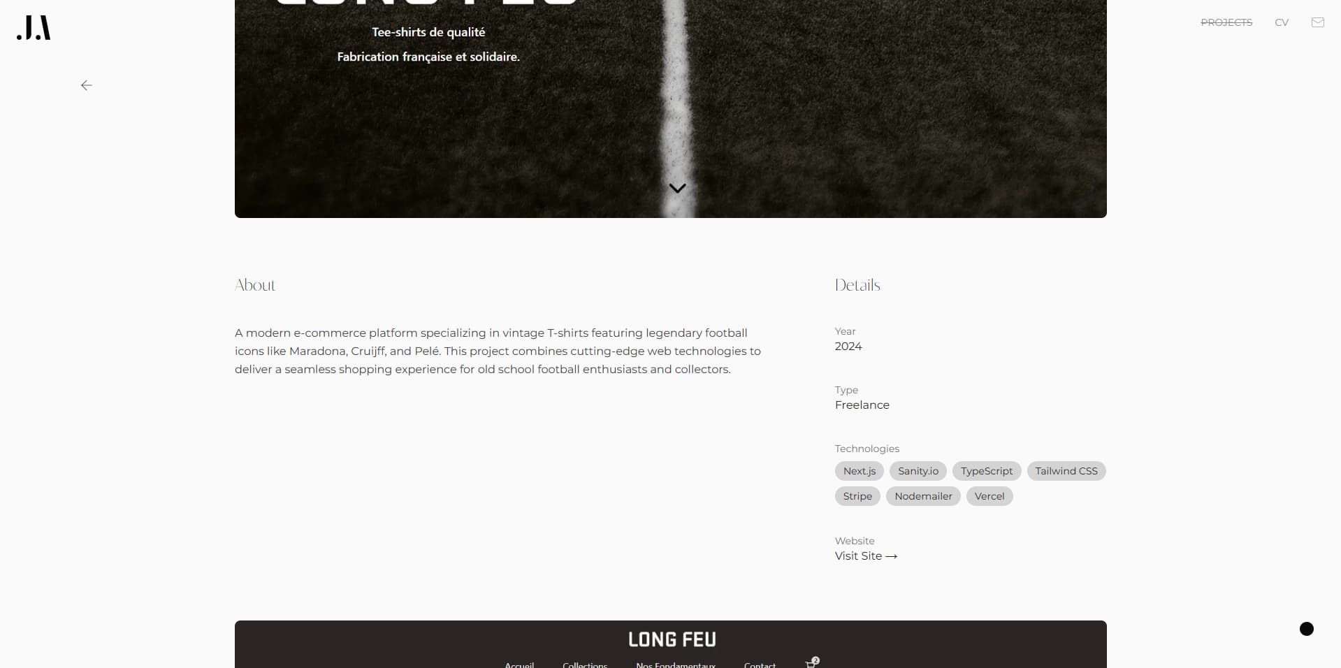 Portfolio - Secondary View